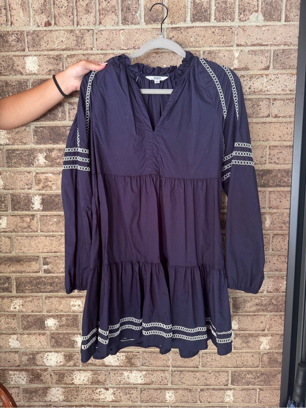 BB Dakota Navy Tunic with White Trim